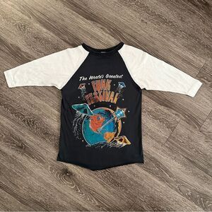Rare vintage 1979 the world greatest funk festival baseball t